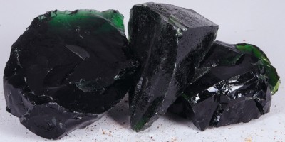 Glass stone zielony