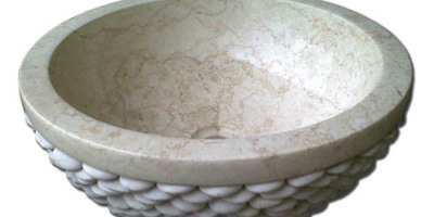 Umywalka Beige Pebbles